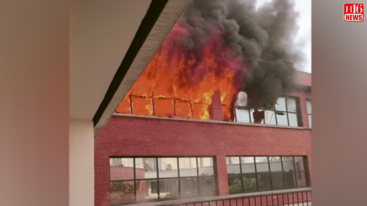 Massive fire engulfs Delhi University’s Guru Gobind Singh College in Pitampura